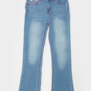 True Religion Becca High Rise Boot Cut Girls Jeans, Size 6